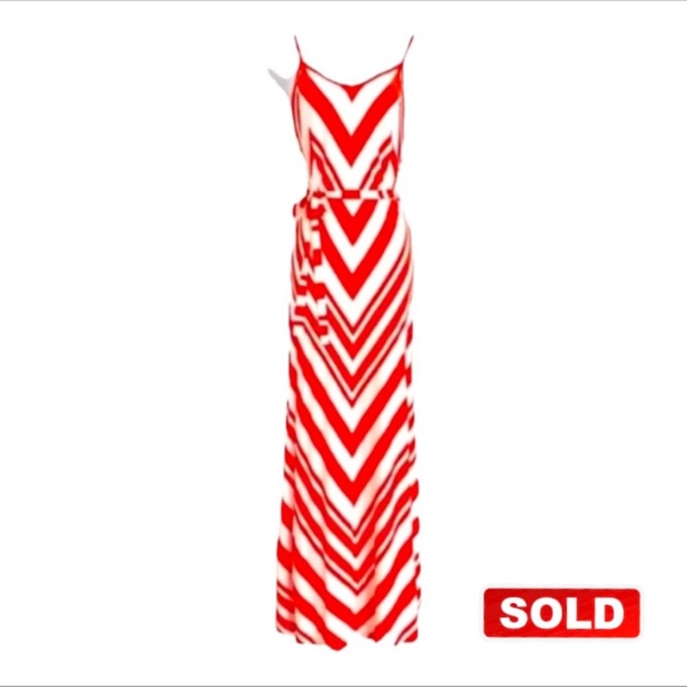 Old Navy Chevron Print Maxi Dress